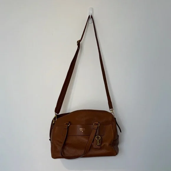 Fossil Leather Satchel - Picture 10 of 14